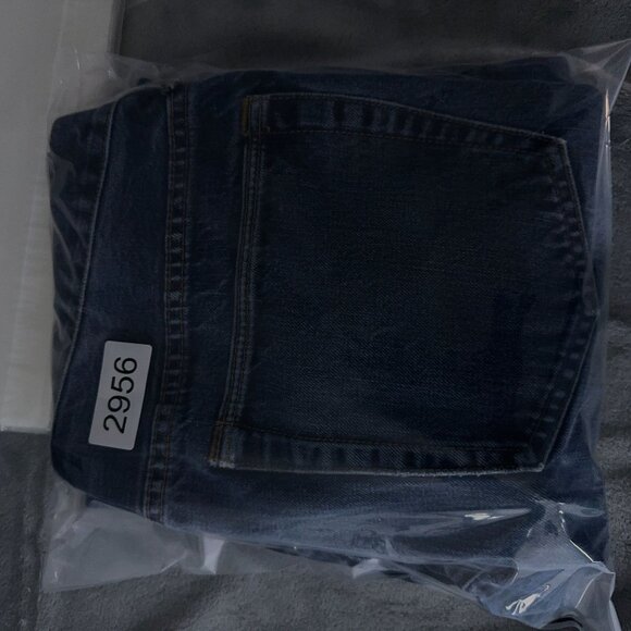 Gap Straight Leg Jeans Womens Size 34/34 Stretch Mid Rise Medium Wash Blue - Picture 14 of 14